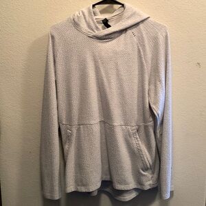 Lululemon At Ease Hoodie Men’s, cream color, medium hoodie, like new